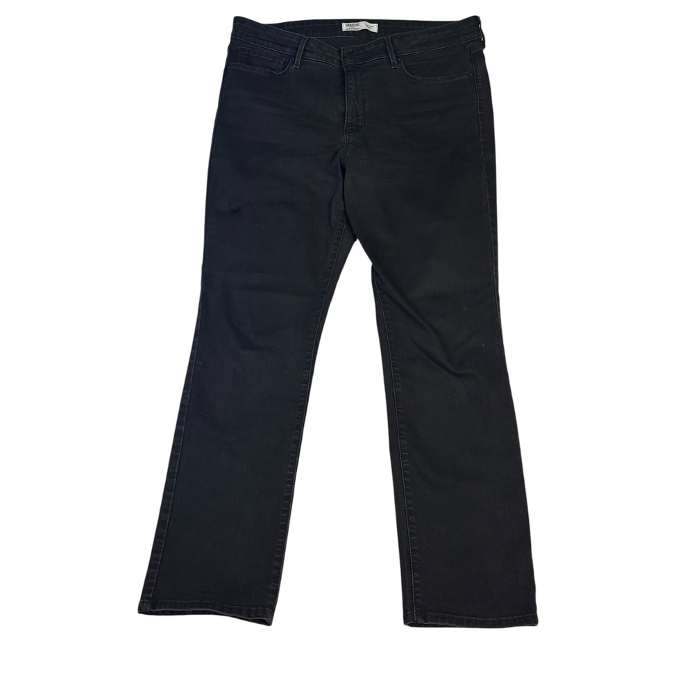 Signature by Levi Strauss Gold Totally Shaping Straight Jeans Black‎ W36 L28